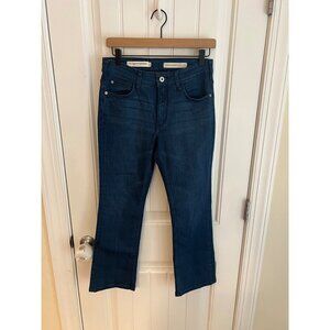 Anthropologie Pilcro & The Letterpress High-Rise Bootcut Jeans Size 27 Dark Wash